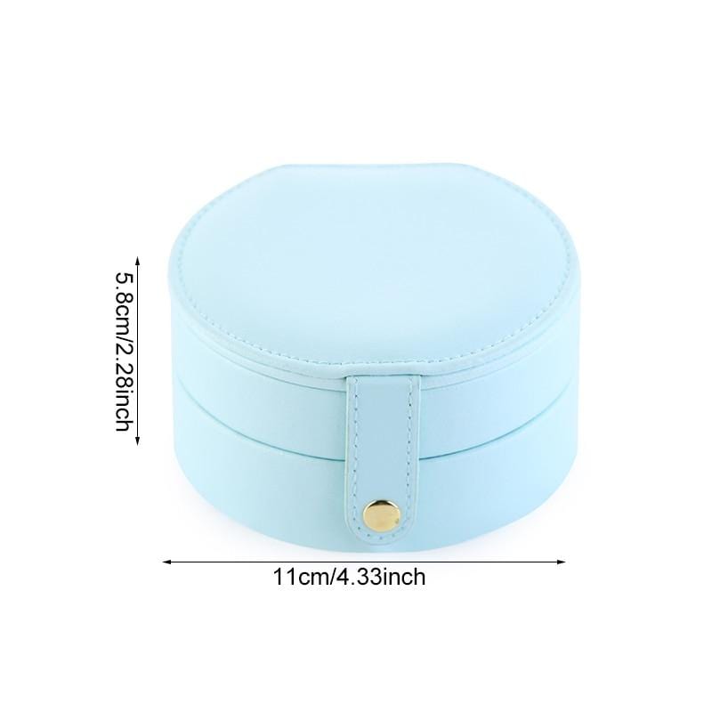 Travel Jewelry Case Portable Pu Leather Jewellery Storage Holder