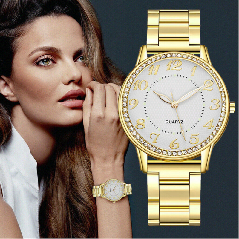 Women Luxury Business Stainless Steel Quartz Watch