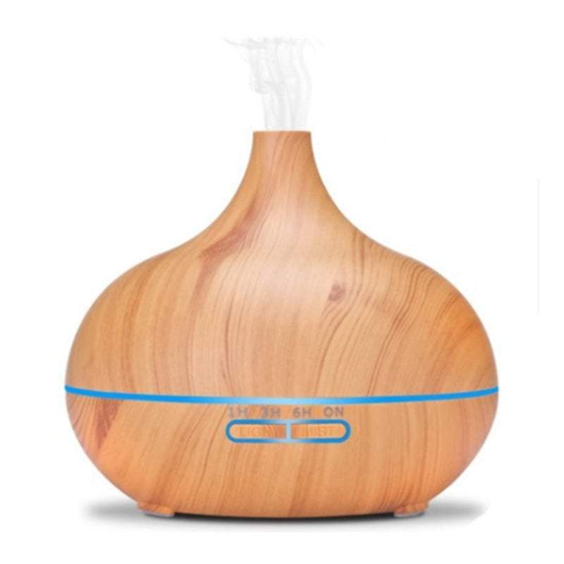 Humidifiers Wood Grain Aroma Diffuser 300Ml Essential Oil Electric Ultrasonic Aromatherapy With Auto Shut Off Function F