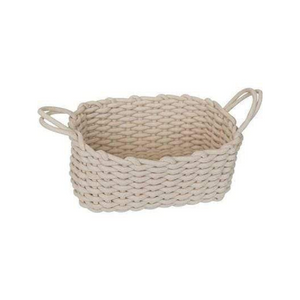 Woven Rope Basket Home Storage Solutions Decor