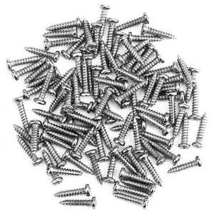 Y100 Iron Screw For Tuning Peg 50Pcs Silver