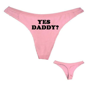 Yes Daddy Thong Ddlg Women Underwear Panties