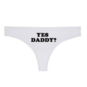 Yes Daddy Thong Ddlg Women Underwear Panties