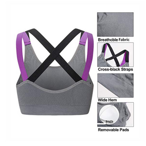 Yoga Padded Sports Bra For Women | Running Fitness Crop Top