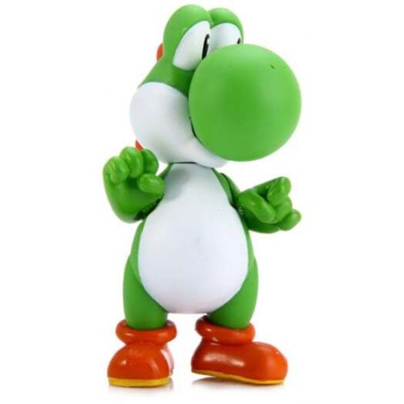 Yoshi Dragon Figure Model Super Mario Brother Pvc Minifigure Green