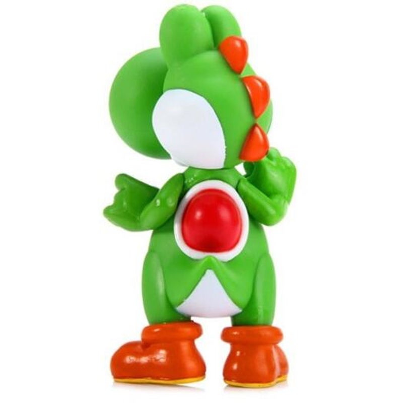 Yoshi Dragon Figure Model Super Mario Brother Pvc Minifigure Green