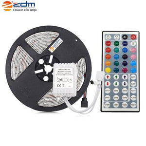 1 5 Metet Per Metre 60Pcs 5050 Rgb Led Strip Lights Kit With Ir 44Key Remote Controldc12v