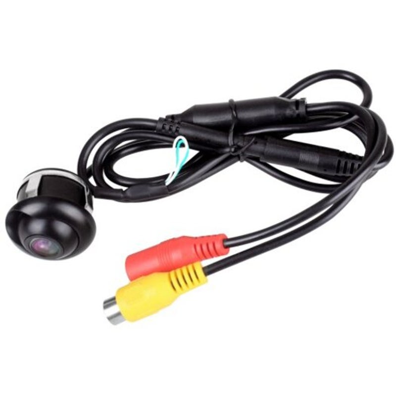 Car Front Rear View Camera Pla System Night Vision Monitoring Black