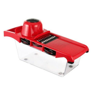 Zs 8983 Vegetable Fruit Slicer Cutter Kitchen Magic Tool Red