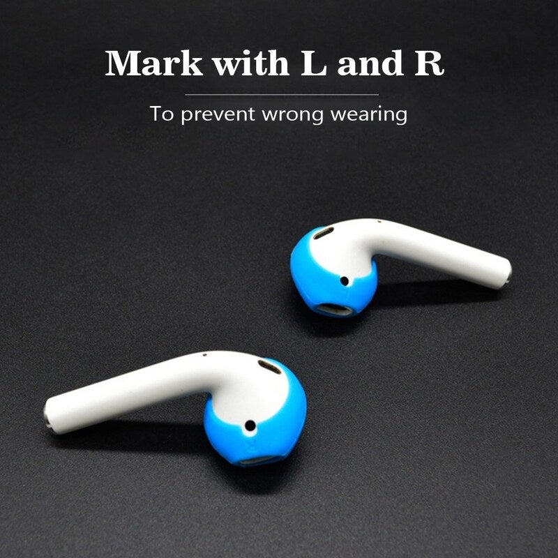 Soft Ultra Thin Earphone Tips Anti Slip Earbud Silicone Earphone Case Cover Compatible With Apple Airpods Earpods-3