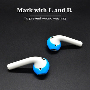 Soft Ultra Thin Earphone Tips Anti Slip Earbud Silicone Earphone Case Cover Compatible With Apple Airpods Earpods-6