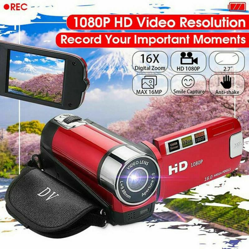 1080P Hd 16 Million Pixel Dv Camcorder 2.7 Inch Screen 16X Night Shoot Zoom Digital Video Camera